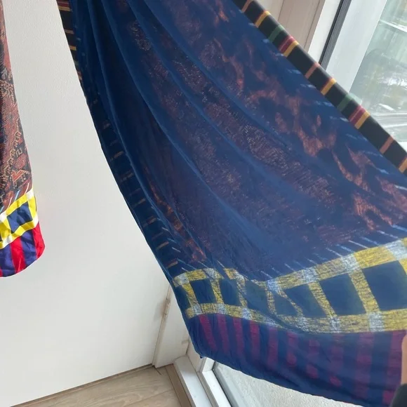 Pierre Louis Mascia Multicolor Patterned Scarf - Picture 4 of 6